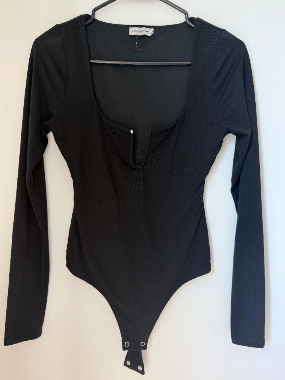 Good American Black Sculpting Bodysuit Size 0 XS